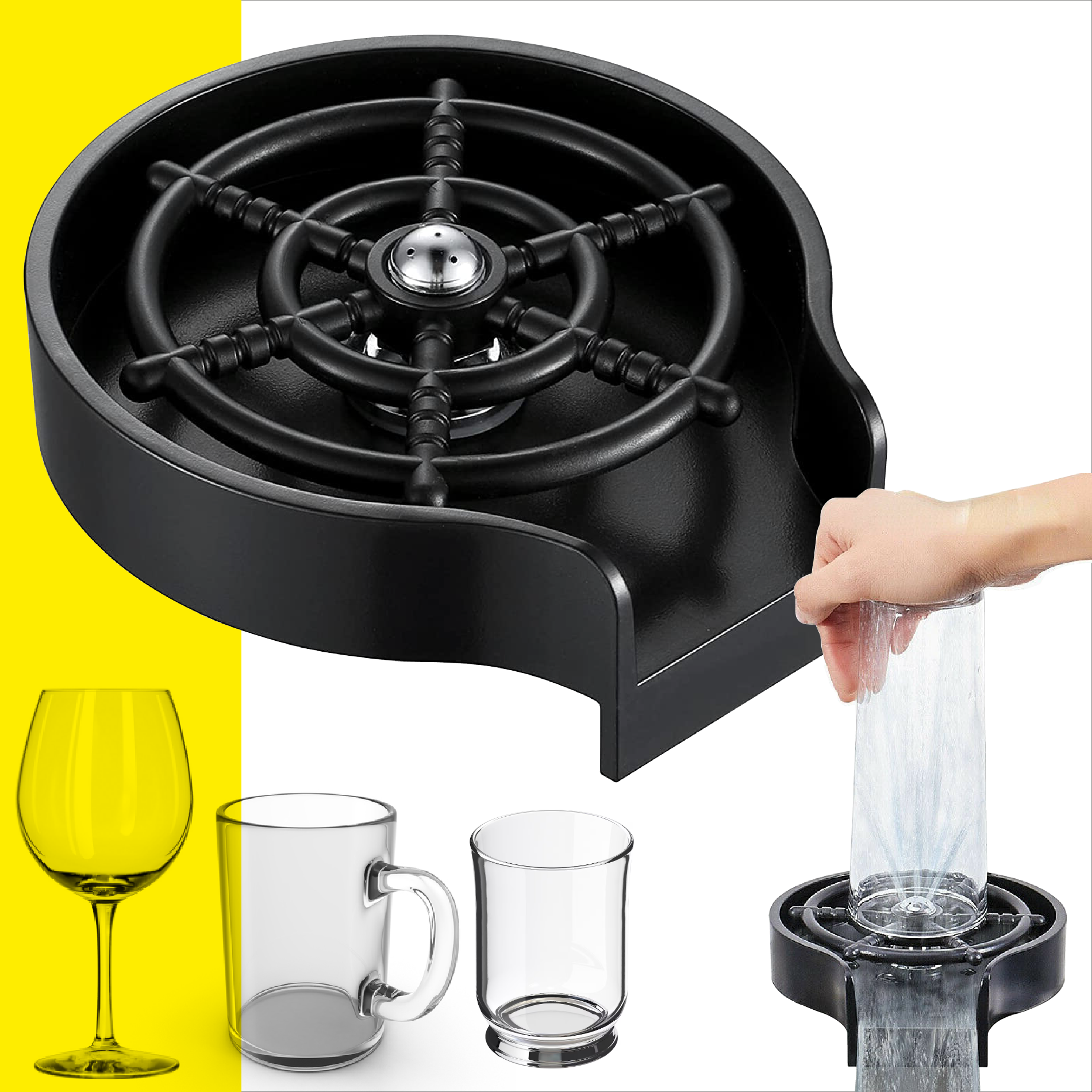 Miniatura 2 de Lavador Automático De Vasos Tazas Copas